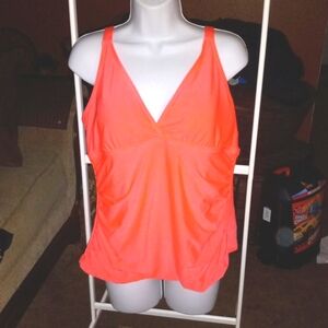 Pinkish Orange Tankini